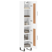 Credenza Bianca 34,5x34x180 cm in Legno Multistrato 3200473