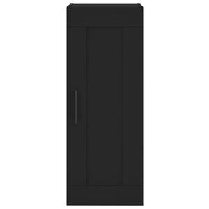 Credenza Nera 34,5x34x180 cm in Legno Multistrato 3200474