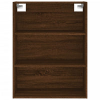 Credenza Rovere Marrone 69,5x34x180 cm in Legno Multistrato 3200496