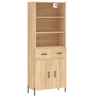 Credenza Rovere Sonoma 69,5x34x180 cm in Legno Multistrato 3200524
