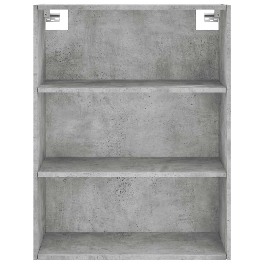 Credenza Grigio Cemento 69,5x34x180 cm in Legno Multistrato 3200525