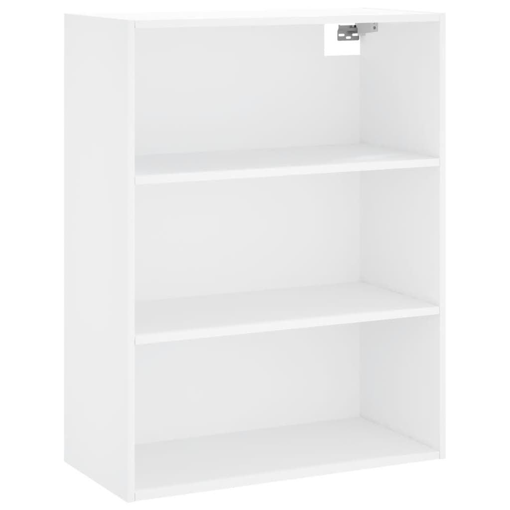 Credenza cassettiera mobile contenitore organizer cucina soggiorno salotto alto 695 x 34 x 180 cm legno ingegnerizzato bianco 02_0032715