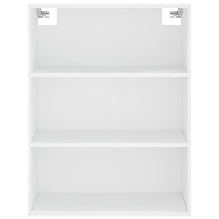 Credenza-Buffet-Armadio da cucina Bianca 69,5x34x180 cm in Legno Multistrato 891474