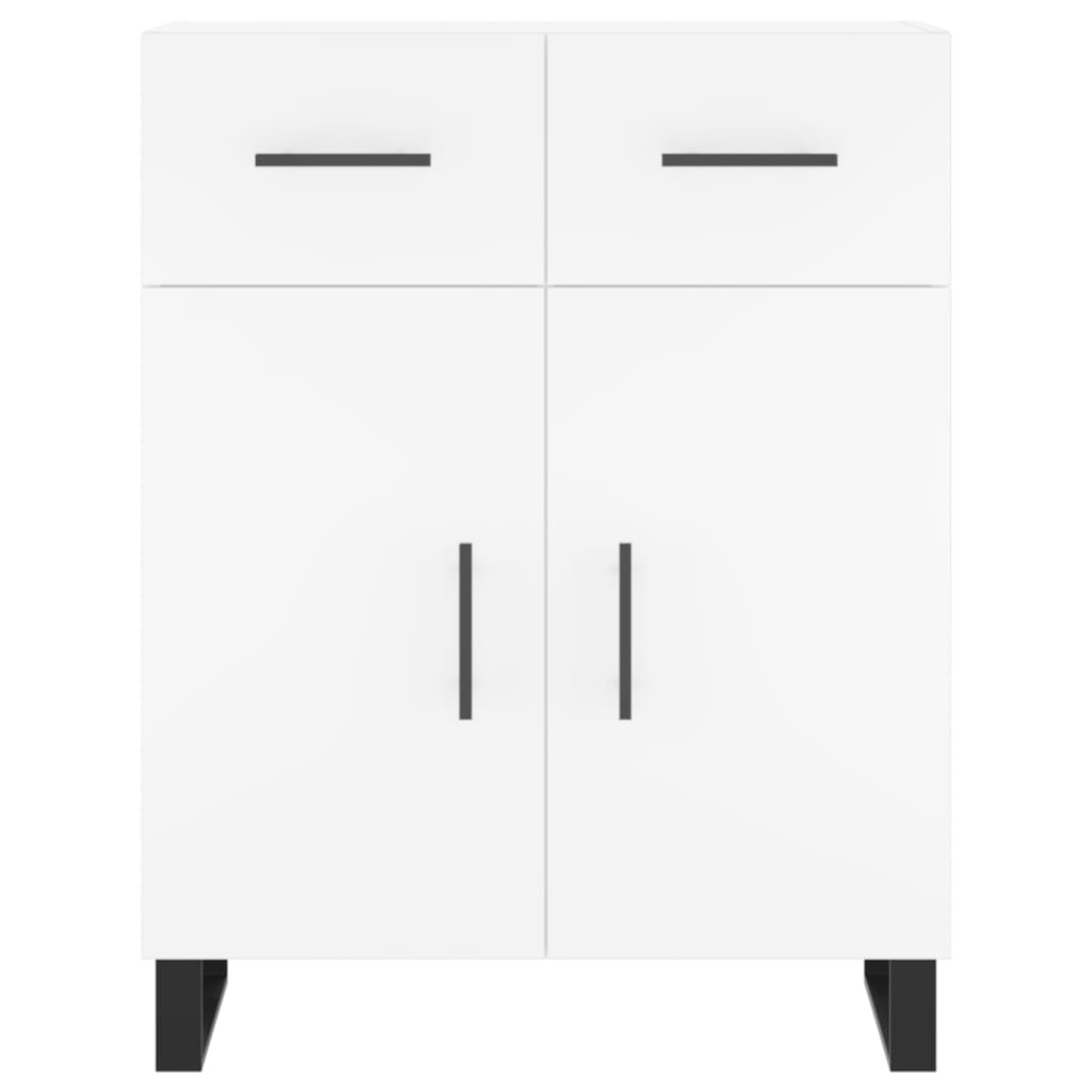 Credenza Bianca 69,5x34x180 cm in Legno Multistrato 3200537