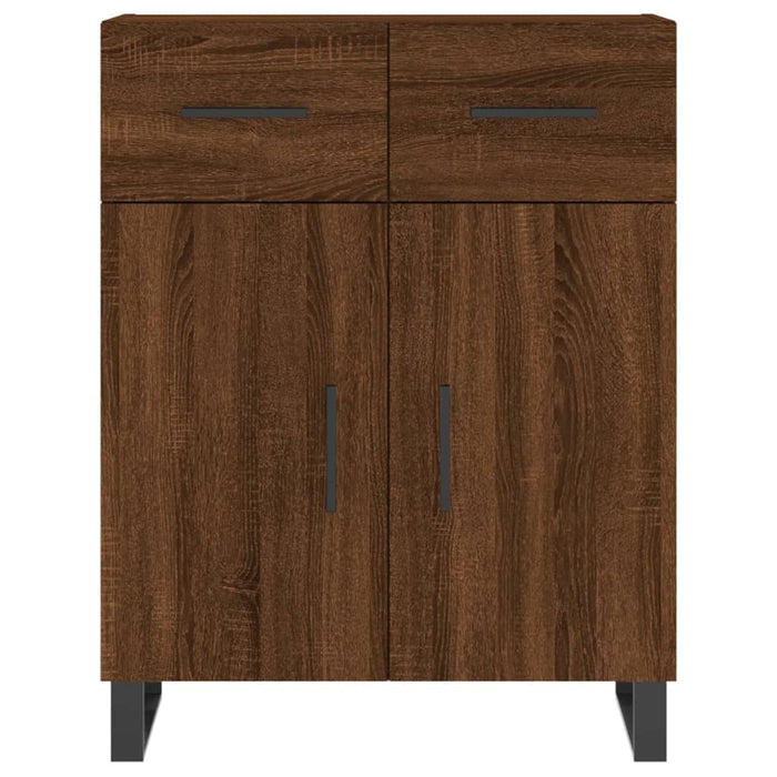 Credenza Rovere Marrone 69,5x34x180 cm in Legno Multistrato 3200544