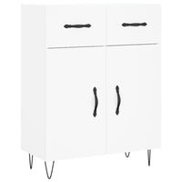 Credenza Bianca 69,5x34x180 cm in Legno Multistrato 3200545