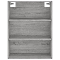 Credenza Grigio Sonoma 69,5x34x180 cm in Legno Multistrato 3200551