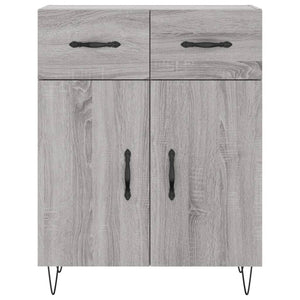 Credenza Grigio Sonoma 69,5x34x180 cm in Legno Multistrato 3200551