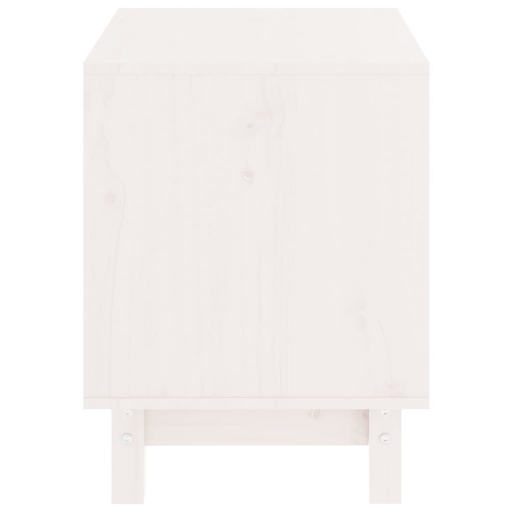 Casetta per Cani bianco 50x40x52 cm in Legno Massello di Pino cod mxl 68699