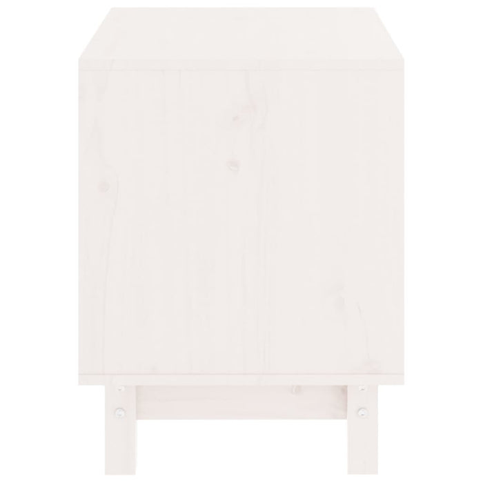 Casetta per Cani bianco 50x40x52 cm in Legno Massello di Pino 822472