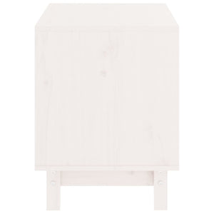 Casetta per Cani bianco 50x40x52 cm in Legno Massello di Pino 822472