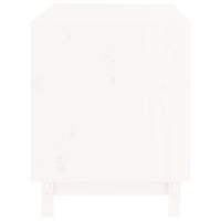Cuccia per cani 70 x 50 x 62 cm in legno di pino massiccio bianco 02_0043454