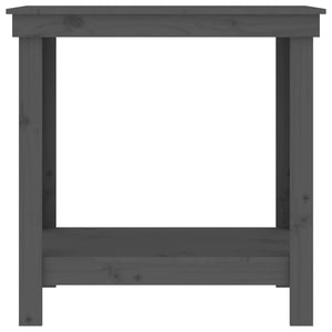 Banco da Lavoro Grigio 80x50x80 cm in Legno Massello di Pino cod mxl 8840