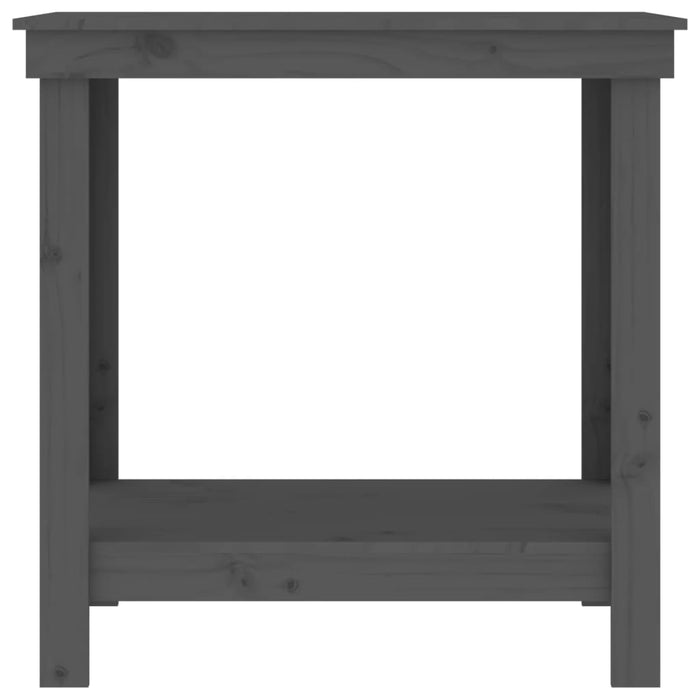 Banco da Lavoro Grigio 80x50x80 cm in Legno Massello di Pino cod mxl 8840