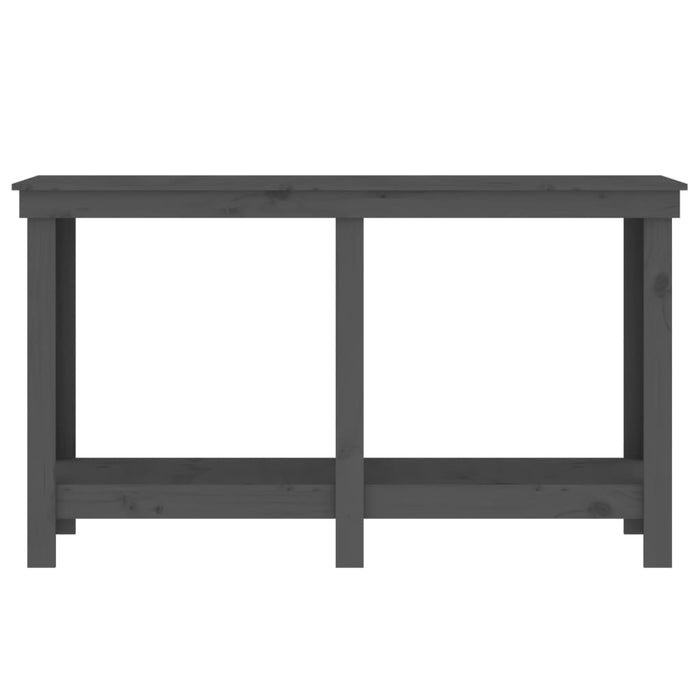 Banco da Lavoro Grigio 140x50x80 cm in Legno Massello di Pino cod mxl 24735
