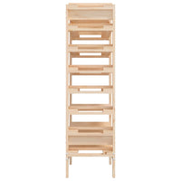 Portavini 61,5x30x107,5 cm in Legno Massello di Pino