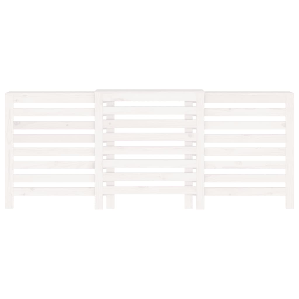 Copertura Termosifone Bianca 210x21x85 cm Legno Massello Pino cod mxl 71096