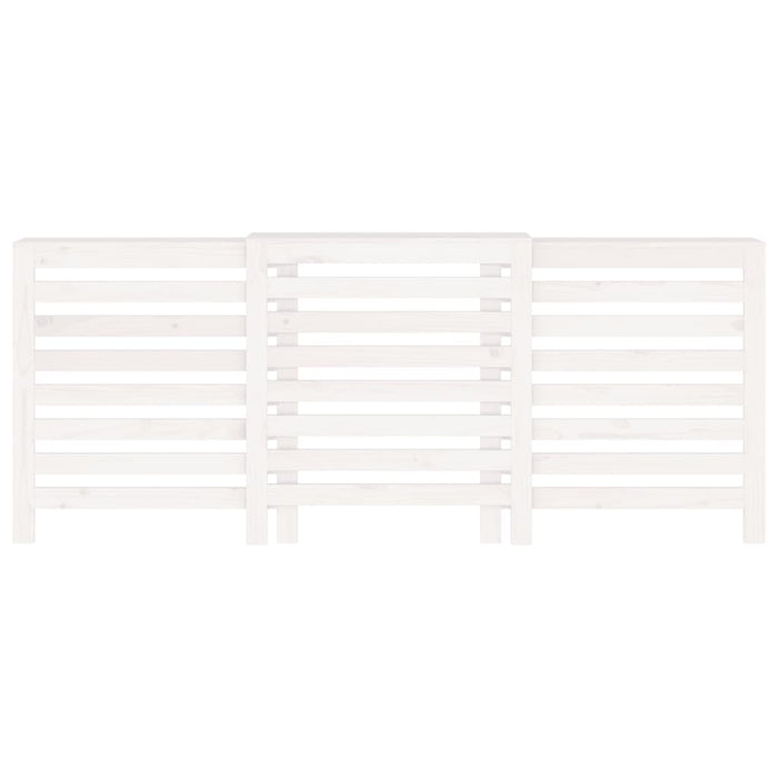 Copertura Termosifone Bianca 210x21x85 cm Legno Massello Pino cod mxl 71096