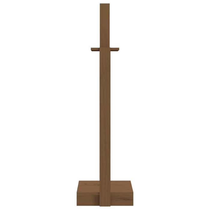 Portalegna Miele 33,5x30x110 cm in Legno Massello di Pino cod mxl 18301