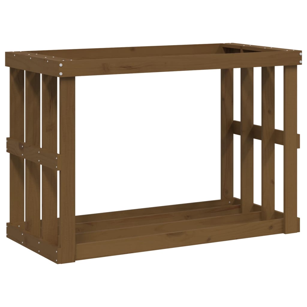 Portaceppi da Esterno Ambra 108x52x74 cm Legno Massello di Pino 822634