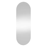 Specchio da Parete-Specchio a Muro-Specchio Decorativo 15x40 cm Vetro Ovale