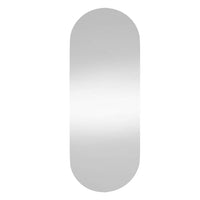 Specchio da Parete 20x50 cm Vetro Ovale