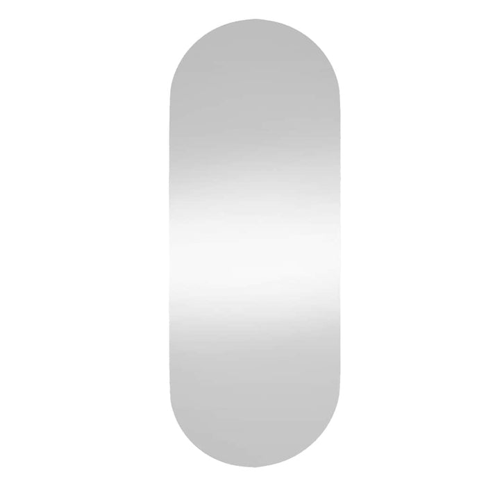 Specchio da Parete-Specchio a Muro-Specchio Decorativo 20x50 cm Vetro Ovale