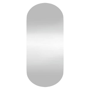 Specchio da Parete-Specchio a Muro-Specchio Decorativo 30x70 cm Vetro Ovale