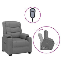 Poltrona Alzapersona grigio in Similpelle 3143466