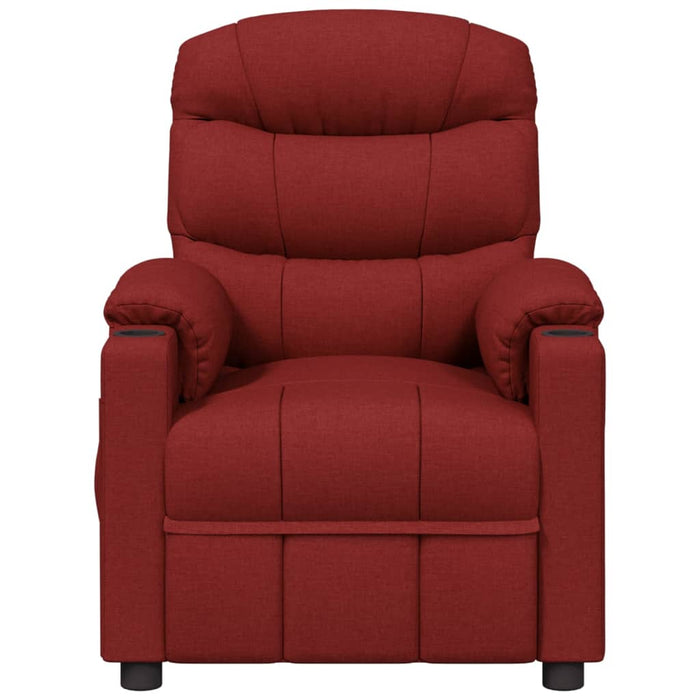 Poltrona Alzapersona Rosso Vino Tessuto