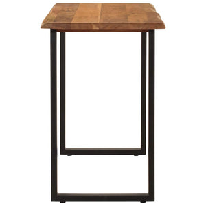 Tavolo da Pranzo 110x50x76 cm Legno Massello di Acacia 350289