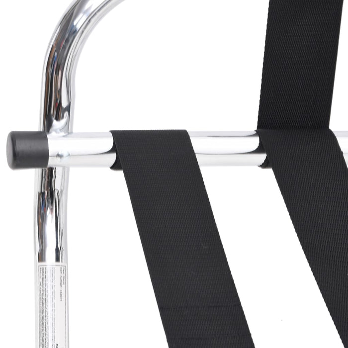 Portapacchi con schienale argento 56x39x52cm 153074