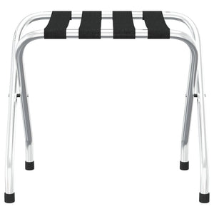 Portapacchi Nero e Argento 56x40x49 cm