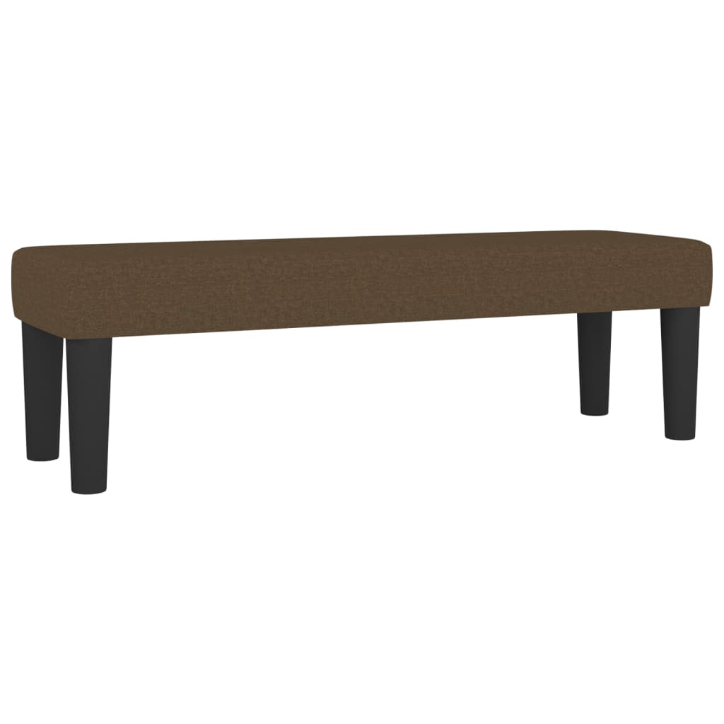 Giroletto a Molle con Materasso Marrone Scuro 200x200cm Tessuto cod mxl 54139