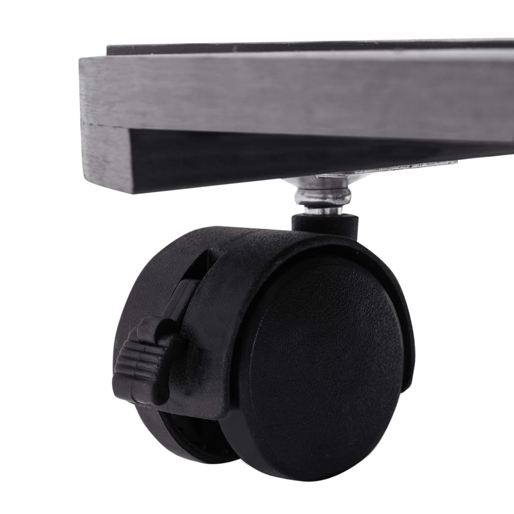 Carrelli Porta Piante 4 pz Grigi Ã˜30x7,5 cm WPC cod mxl 61374