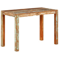Tavolo da Pranzo 110x55x76 cm in Legno Massello di Recupero 350314