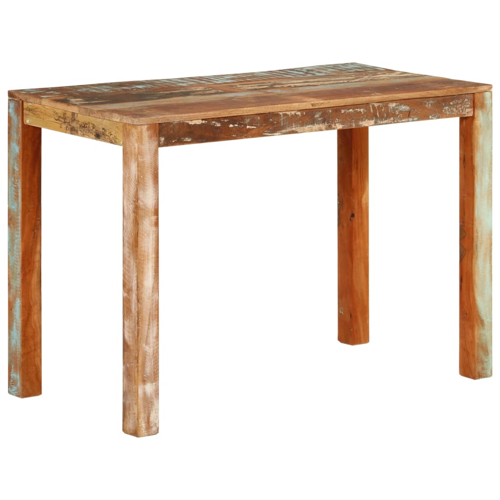 Tavolo da Pranzo 110x55x76 cm in Legno Massello di Recupero 350314