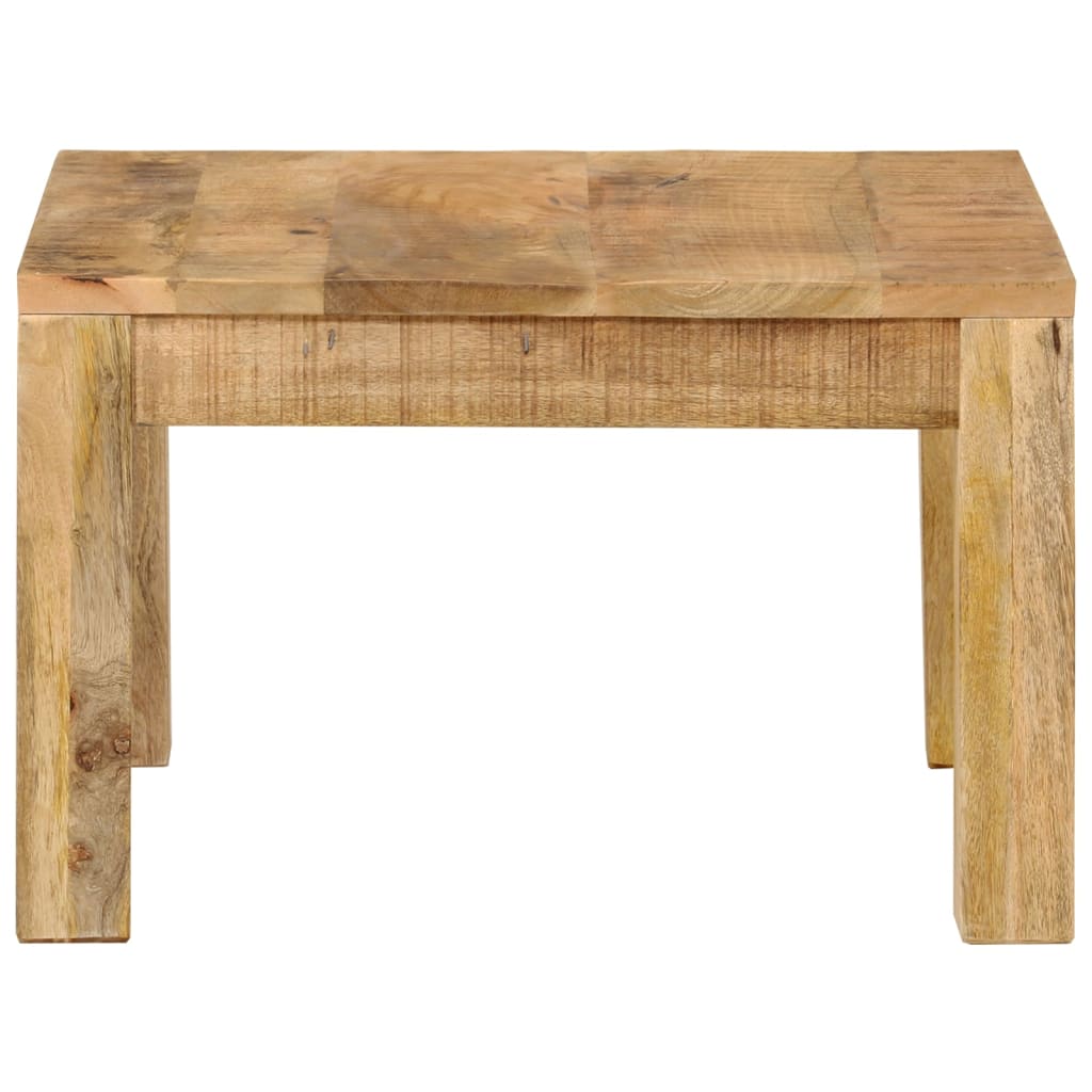 Tavolino da Salotto 55x55x35 cm in Legno Massello di Mango 350321