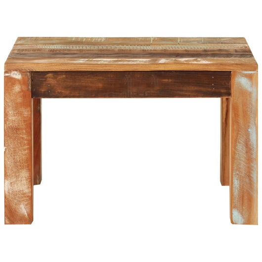 Tavolino da Salotto 55x55x35 cm in Legno Massello di Recupero 350322