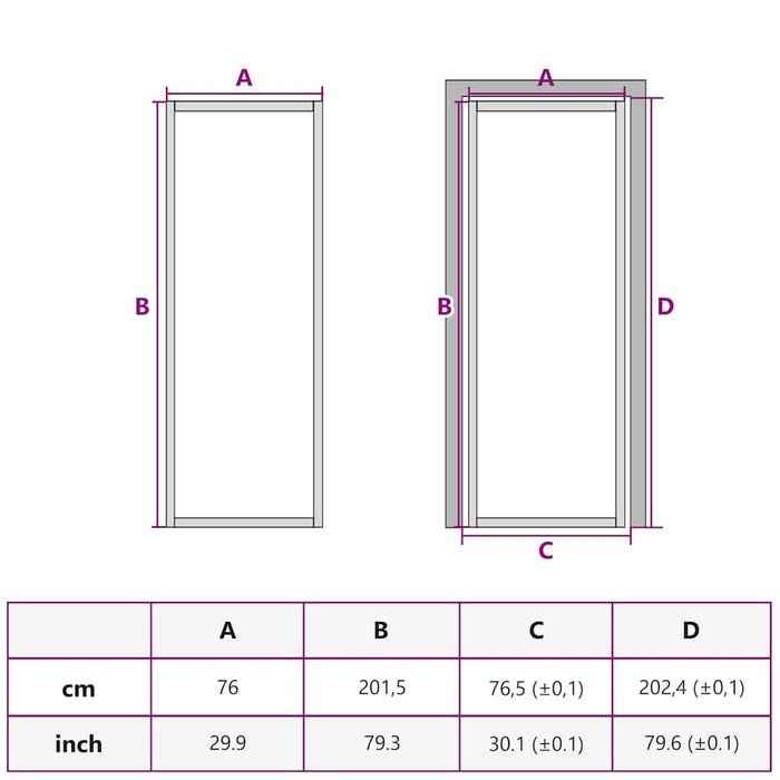 Porta Interna 76x201,5 cm Nero Opaco Vetro ESG e Alluminio 350560