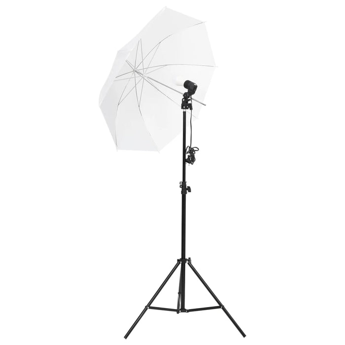 Kit per Studio Fotografico con Set Luci, Fondale e Riflettore 3143966