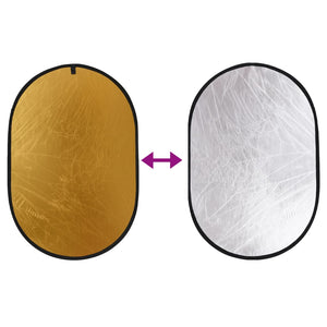 Kit per studio fotografico con fondale luminoso e riflettore nero 02_0042442