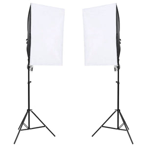 Kit per Studio Fotografico con Set di Luci e Fondale