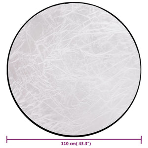 Kit per studio fotografico con illuminazione schermo di sfondo e riflettore nero 02_0042496