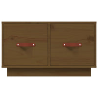 Tavolino da Salotto ambra 60x53x35 cm Legno Massello di Pino 820969