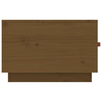 Tavolino da Salotto ambra 60x53x35 cm Legno Massello di Pino 820969