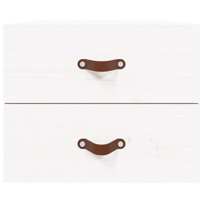 Comodino a Muro Bianco 50x36x40 cm 820978