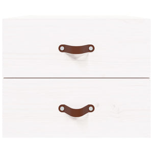 Comodini a Muro 2 pz Bianchi 50x36x40 cm 820979