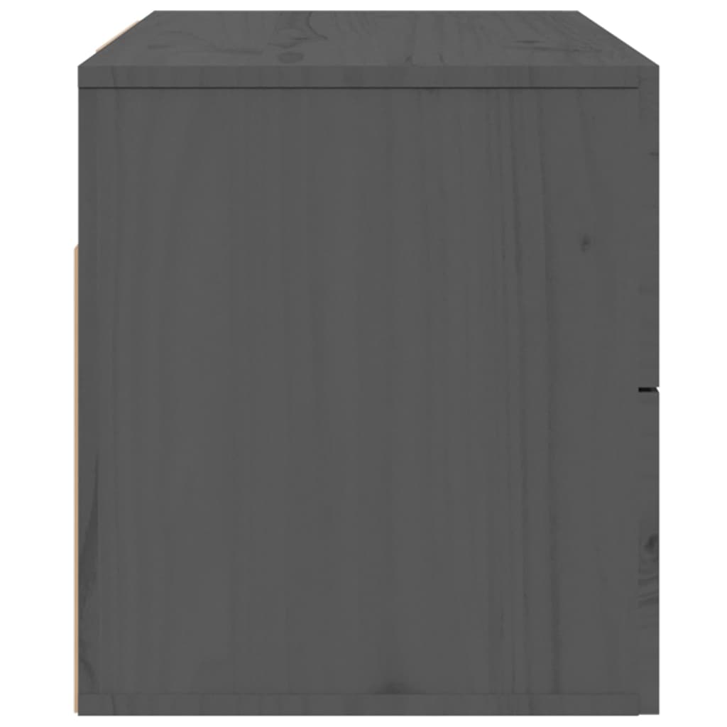 Comodini a Muro 2 pz-Set di 2 Tavolino da notte Grigio 50x36x40 cm