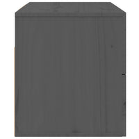 Comodini a Muro 2 pz-Set di 2 Tavolino da notte Grigio 50x36x40 cm
